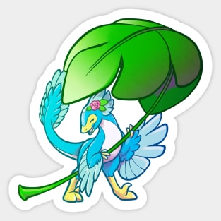 Little Dinosaurs - Velociraptor Holly Sticker